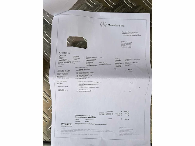 Mercedes-benz s-klasse 500 prestige plus, automaat, sr-958-z - afbeelding 21 van  30
