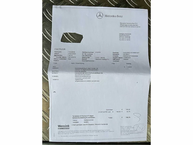 Mercedes-benz s-klasse 500 prestige plus, automaat, sr-958-z - afbeelding 24 van  30