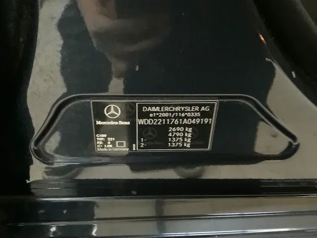 Mercedes-benz s-klasse 600 lang 2006 - afbeelding 48 van  52