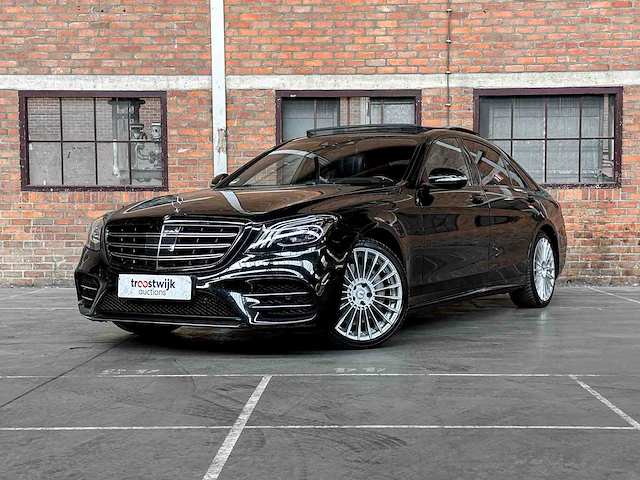 Mercedes-benz s400d lang amg 3.0 v6 4matic premium plus 340pk 2017 s-klasse, k-874-nn - afbeelding 1 van  46