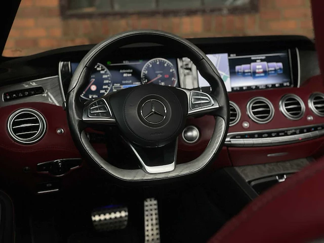 Mercedes-benz s500 amg cabriolet 4.7 v8 455pk 2017 s-klasse, nd-732-f - afbeelding 16 van  47