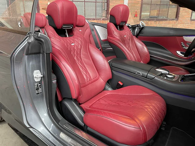 Mercedes-benz s500 amg cabriolet 4.7 v8 455pk 2017 s-klasse, nd-732-f - afbeelding 39 van  47