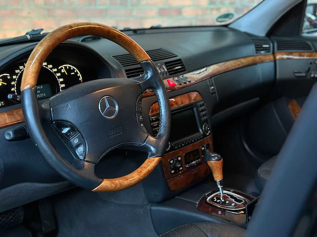 Mercedes-benz s55 amg lang 5.5 v8 360pk 2002 s-klasse, rg-842-n - afbeelding 10 van  48