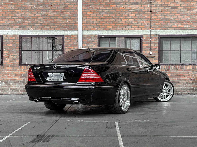 Mercedes-benz s600 lang 5.8 v12 367pk 2002 -youngtimer- s-klasse - afbeelding 3 van  51
