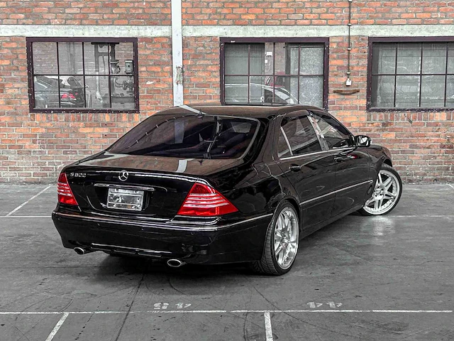 Mercedes-benz s600 lang 5.8 v12 367pk 2002 -youngtimer- s-klasse - afbeelding 4 van  51