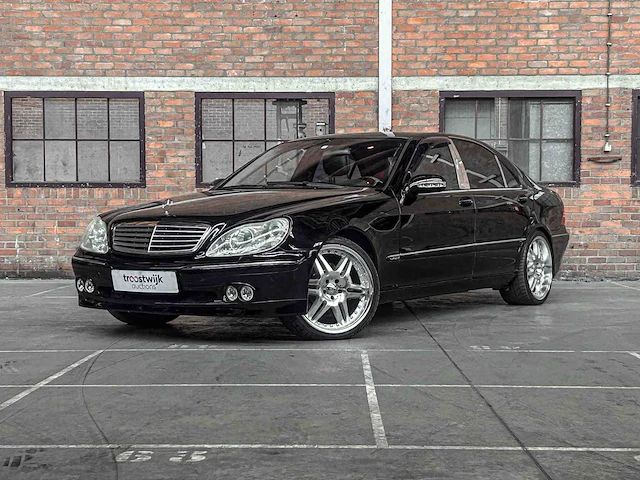 Mercedes-benz s600 lang 5.8 v12 367pk 2002 -youngtimer- s-klasse - afbeelding 1 van  51