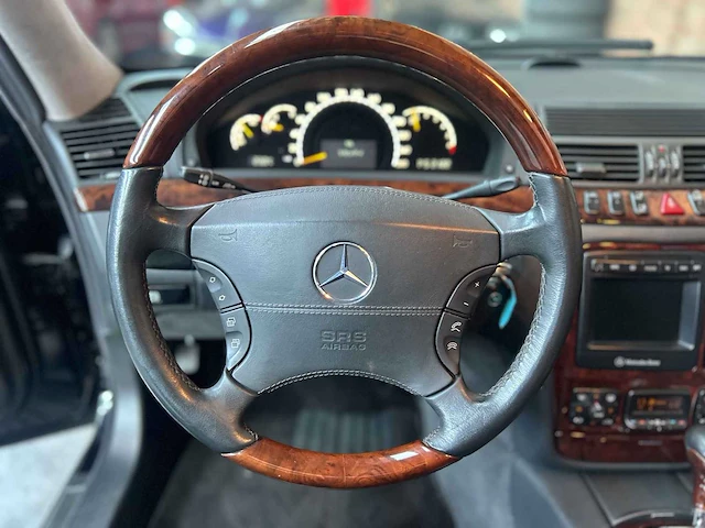 Mercedes-benz s600 lang 5.8 v12 367pk 2002 -youngtimer- s-klasse - afbeelding 22 van  51