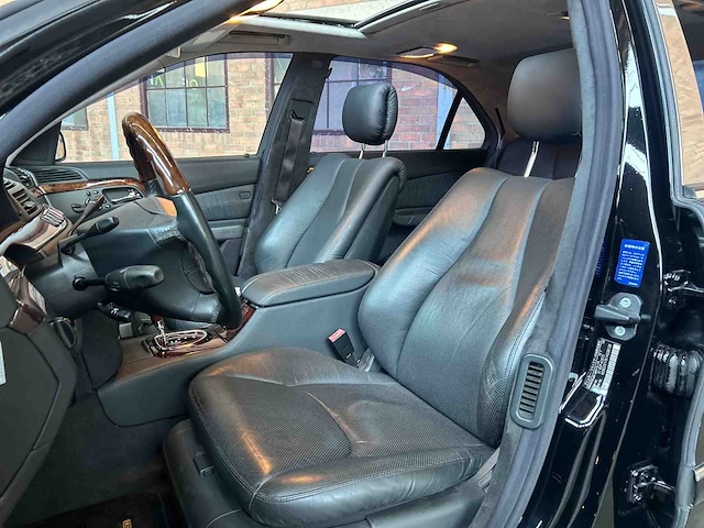Mercedes-benz s600 lang 5.8 v12 367pk 2002 -youngtimer- s-klasse - afbeelding 29 van  51