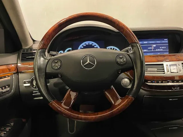 Mercedes-benz s600 lang guard 5.5 v12 w221 517pk 2007 s-klasse, r-110-lt youngtimer - afbeelding 26 van  65