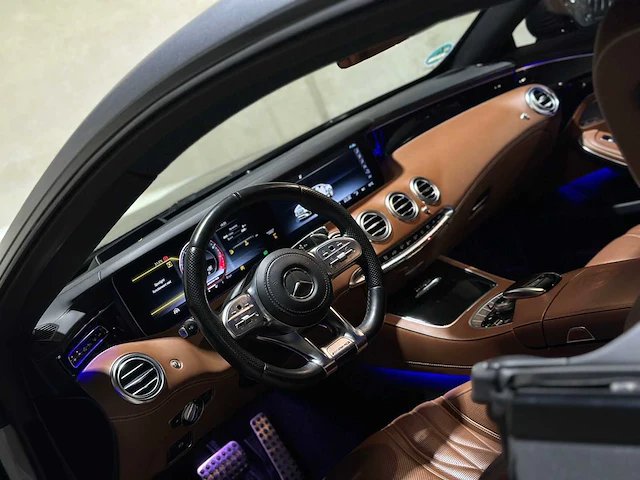 Mercedes-benz s63 amg 4.0 v8 4matic 612pk 2018 carbon s-klasse coupe - afbeelding 33 van  80