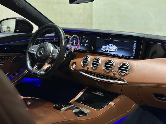 Mercedes-benz s63 amg 4.0 v8 4matic 612pk 2018 carbon s-klasse coupe - afbeelding 79 van  80