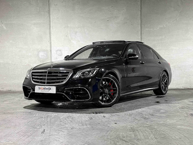 Mercedes-benz s63 amg 4.0 v8 4matic+ lang (facelift) 612pk 2017 s-klasse, pz-915-b - afbeelding 1 van  70