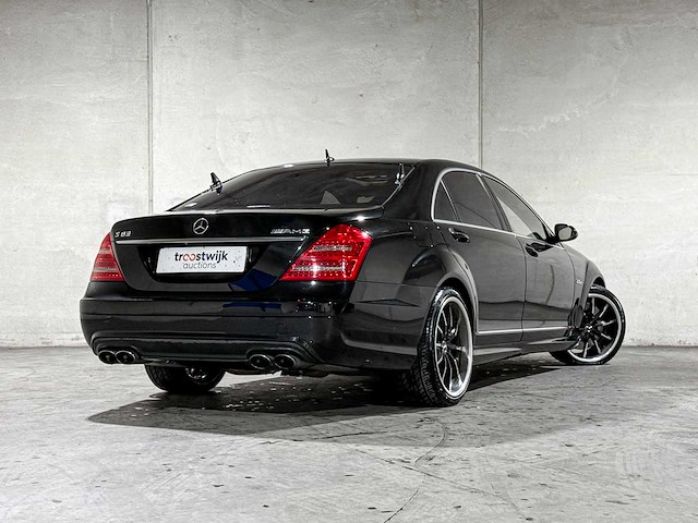 Mercedes-benz s63 amg lang 6.2 v8 525pk 2007 s-klasse, jgh-07-s youngtimer - afbeelding 3 van  49