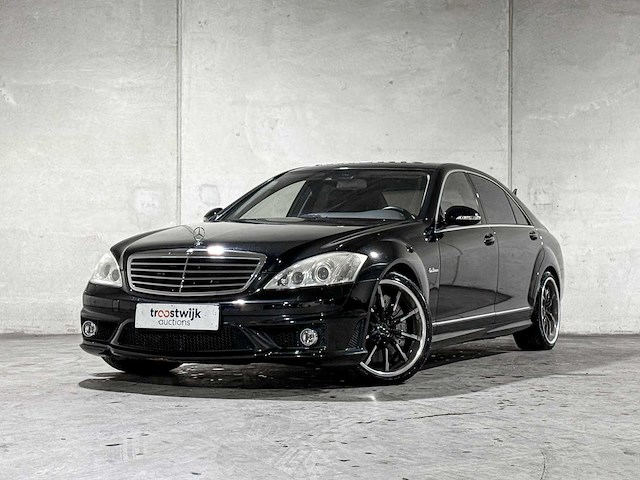 Mercedes-benz s63 amg lang 6.2 v8 525pk 2007 s-klasse, jgh-07-s youngtimer - afbeelding 1 van  49