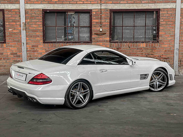 Mercedes-benz sl63 amg 525pk v8 cabriolet -youngtimer- 2009, x-712-hr - afbeelding 6 van  47