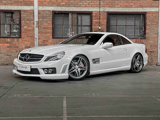 Mercedes-benz sl63 amg 525pk v8 cabriolet -youngtimer- 2009, x-712-hr - afbeelding 1 van  47