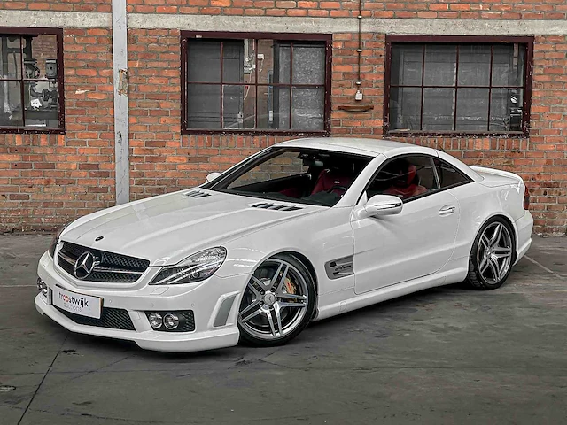 Mercedes-benz sl63 amg 525pk v8 cabriolet -youngtimer- 2009, x-712-hr - afbeelding 12 van  47