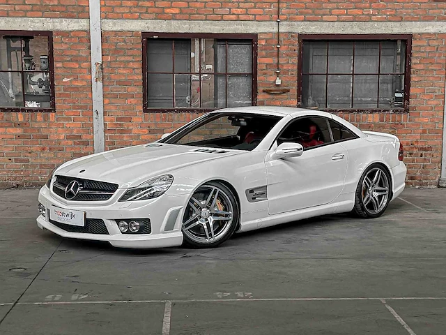 Mercedes-benz sl63 amg 525pk v8 cabriolet -youngtimer- 2009, x-712-hr - afbeelding 23 van  47