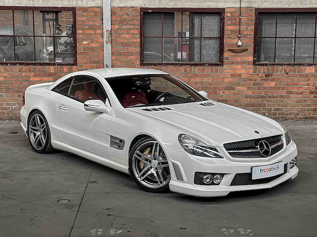 Mercedes-benz sl63 amg 525pk v8 cabriolet -youngtimer- 2009, x-712-hr - afbeelding 46 van  47