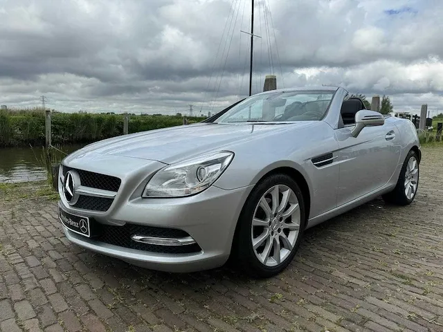 Mercedes-benz slk 200k-leder-clima-navi -17'' lmv - n-504-hd - afbeelding 1 van  34