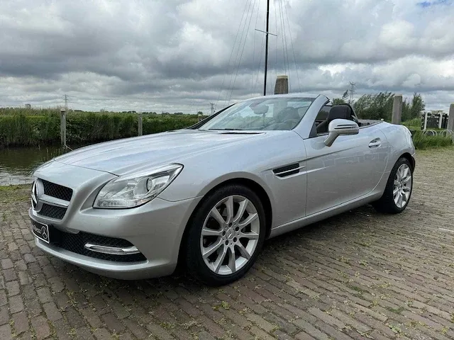 Mercedes-benz slk 200k-leder-clima-navi -17'' lmv - n-504-hd - afbeelding 12 van  34