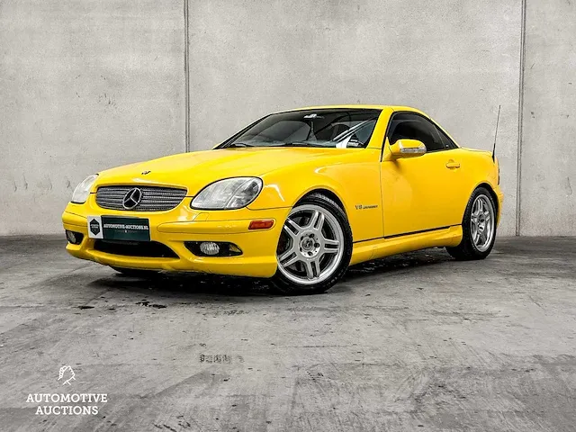 Mercedes-benz slk32 amg cabriolet 354pk 2002 slk-klasse -youngtimer- - afbeelding 1 van  55