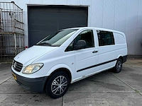 Mercedes-benz vito 111 cdi 320 lang dc clima dubbele cabine! 32-vpb-7 - afbeelding 1 van  26