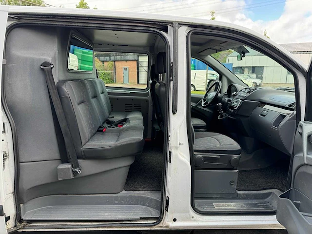 Mercedes-benz vito 111 cdi 320 lang dc clima dubbele cabine! 32-vpb-7 - afbeelding 21 van  26