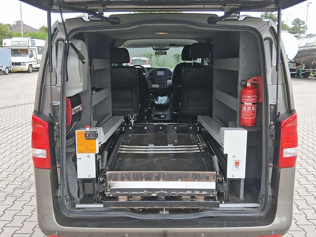 Mercedes-benz vito 119 cdi extra lang dubbel cabine rolstoel voertuig | vz-291-j - afbeelding 20 van  34