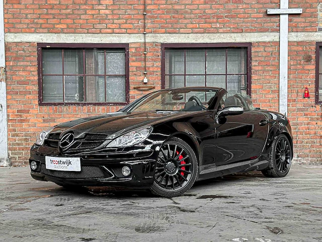 Mercedes slk55 amg 5.4 v8 360pk 2005 airscarf slk-klasse youngtimer - afbeelding 1 van  45