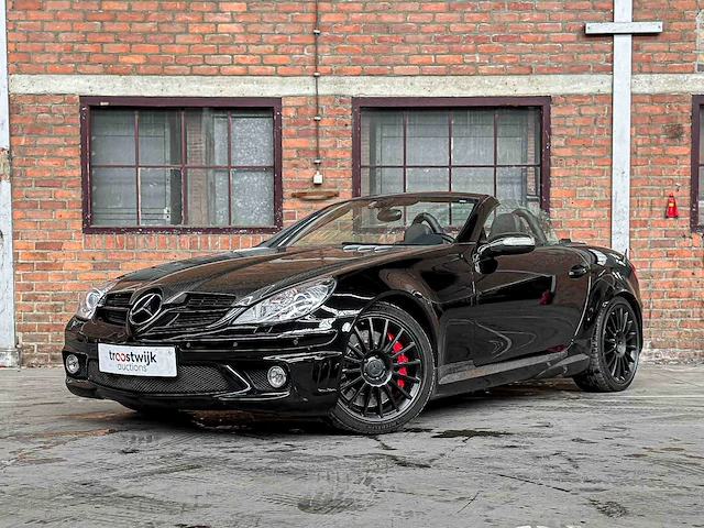 Mercedes slk55 amg 5.4 v8 360pk 2005 airscarf slk-klasse youngtimer - afbeelding 12 van  45