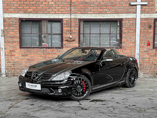 Mercedes slk55 amg 5.4 v8 360pk 2005 airscarf slk-klasse youngtimer - afbeelding 34 van  45