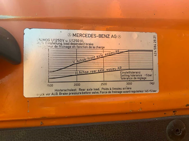 Mercedes u1650 unimog - afbeelding 31 van  35