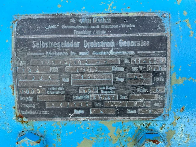 Mercedes/van kaick 100kva dieselaggregaat - afbeelding 6 van  15