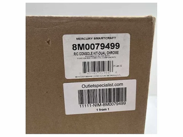 Mercury mercruiser dts dual control engine control kit - 8m0079499 - afbeelding 3 van  5