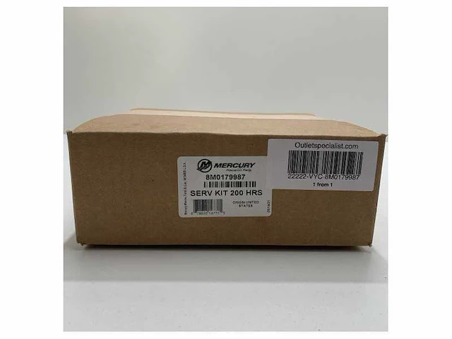 Mercury v12 600 hp outboard 200 hours service kit - 8m0179987 - afbeelding 3 van  7