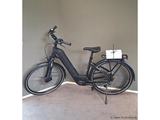 Merida elektrische damesfiets | model efloat city 600 | kleur shiny black | maat m (48 cm) - afbeelding 12 van  17