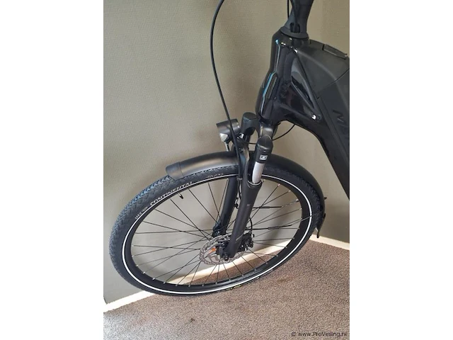 Merida elektrische damesfiets | model efloat city 600 | kleur shiny black | maat m (48 cm) - afbeelding 14 van  17