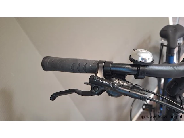 Merida elektrische damesfiets | model espresso tour 400 | kleur silk blue black | maat l (55 cm) - afbeelding 2 van  17