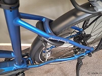 Merida elektrische damesfiets | model espresso tour 400 | kleur silk blue black | maat l (55 cm) - afbeelding 4 van  17