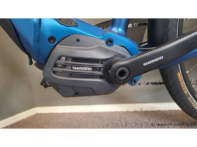 Merida elektrische damesfiets | model espresso tour 400 | kleur silk blue black | maat l (55 cm) - afbeelding 7 van  17
