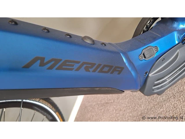 Merida elektrische damesfiets | model espresso tour 400 | kleur silk blue black | maat l (55 cm) - afbeelding 8 van  17
