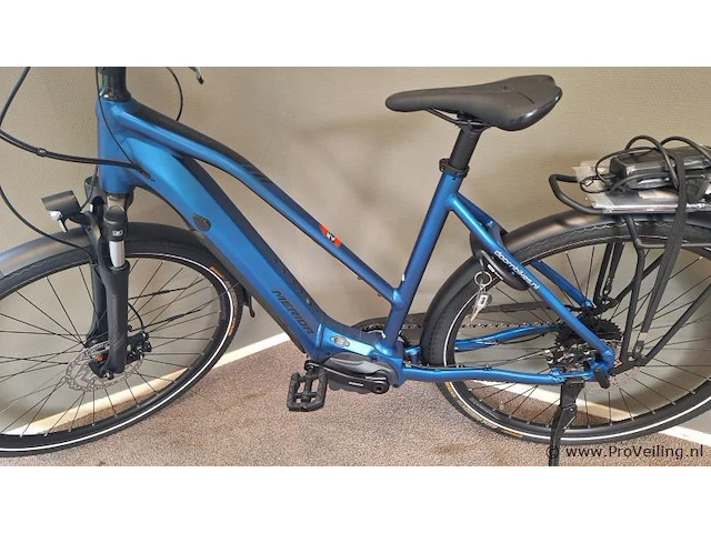 Merida elektrische damesfiets | model espresso tour 400 | kleur silk blue black | maat l (55 cm) - afbeelding 12 van  17