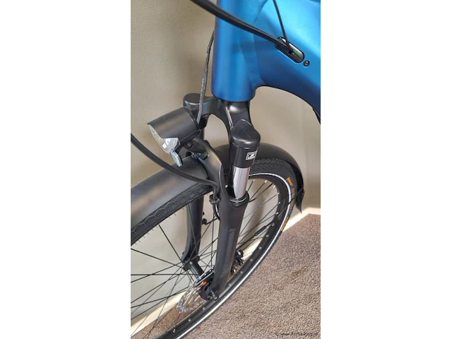 Merida elektrische damesfiets | model espresso tour 400 | kleur silk blue black | maat l (55 cm) - afbeelding 14 van  17