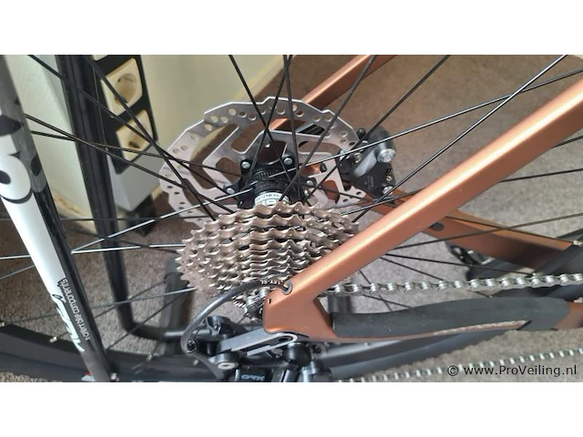 Merida gravelbike| model silex 4000 | kleur matt bronze metalgold black | maat xl - afbeelding 4 van  15