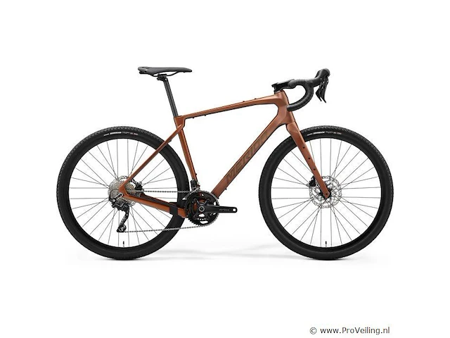 Merida gravelbike| model silex 4000 | kleur matt bronze metalgold black | maat xl - afbeelding 1 van  15