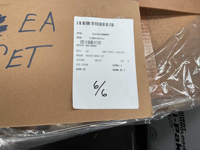 Meritor remschoenen set (6x) - afbeelding 5 van  5