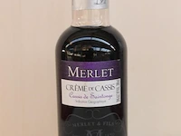 Merlet créme de cassis likeur - 20 cl - winkelverkoopprijs € 11.50 - afbeelding 1 van  3