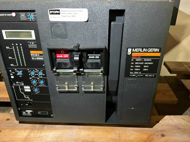 Merlin gerin masterpact m10h2/m20h2 circuit breaker (2x) - afbeelding 3 van  6