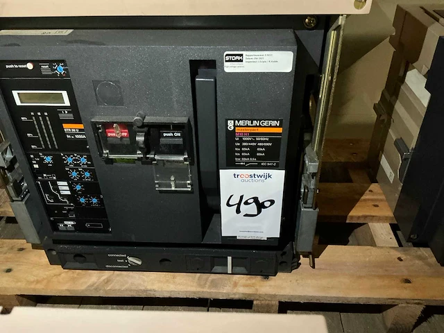 Merlin gerin masterpact m10h2/m20h2 circuit breaker (2x) - afbeelding 5 van  6